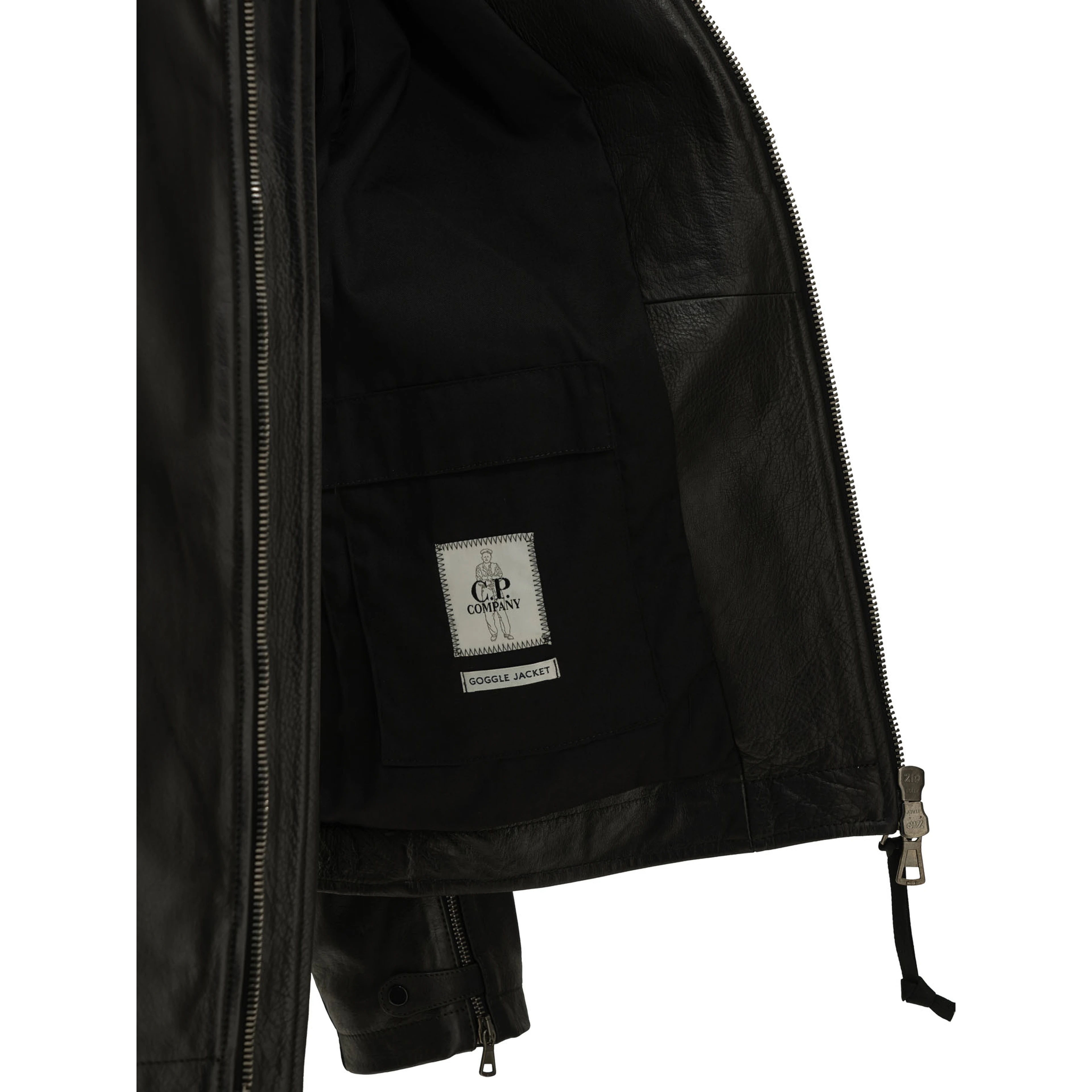 "Goggle" Leather Jacket