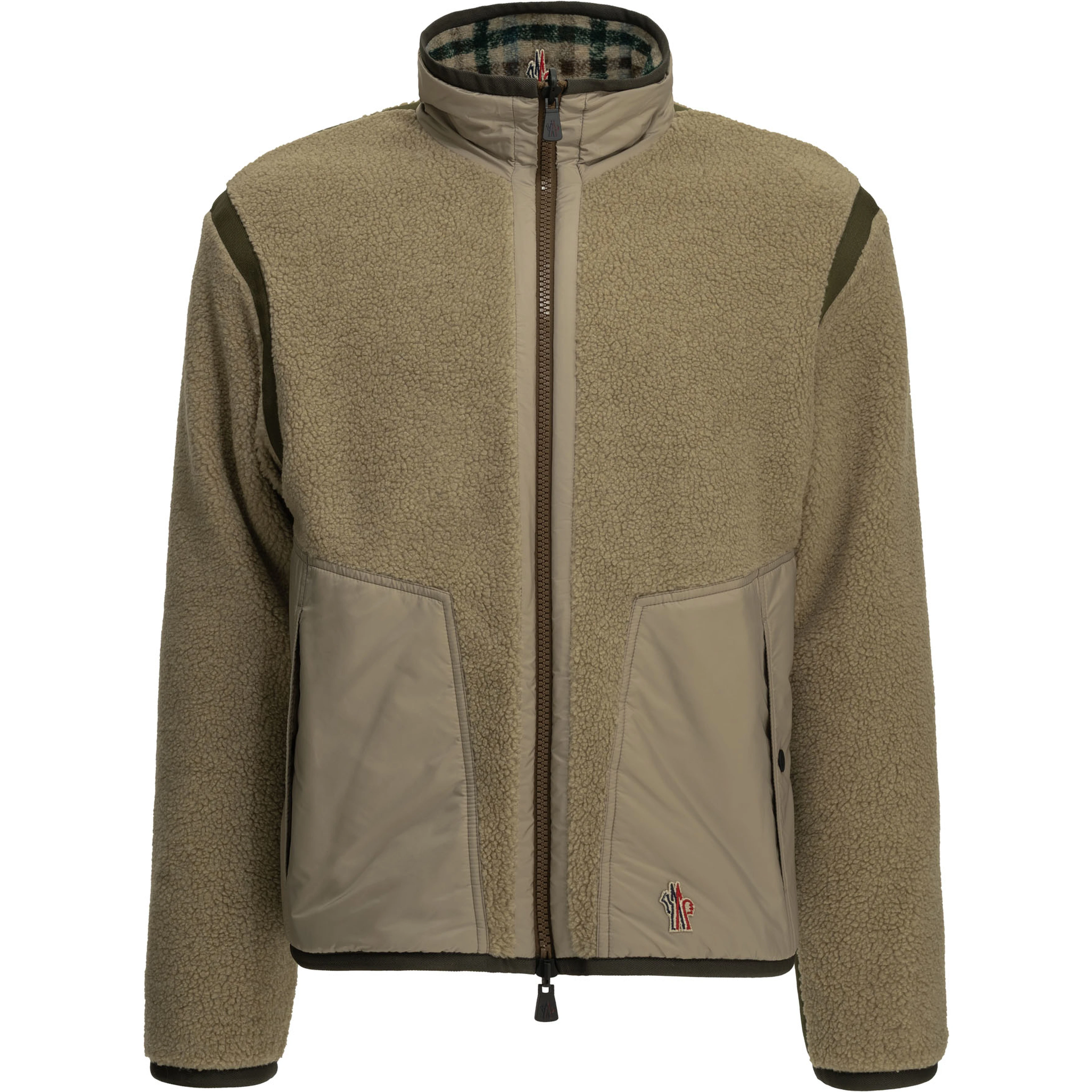 Reversible fleece jacket
