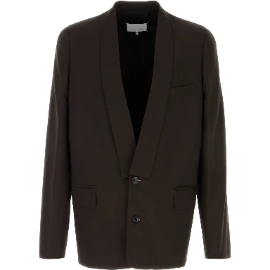 MNIMAL COLLAR BLAZER