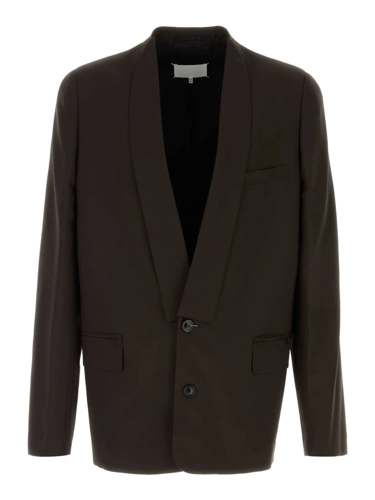 MNIMAL COLLAR BLAZER
