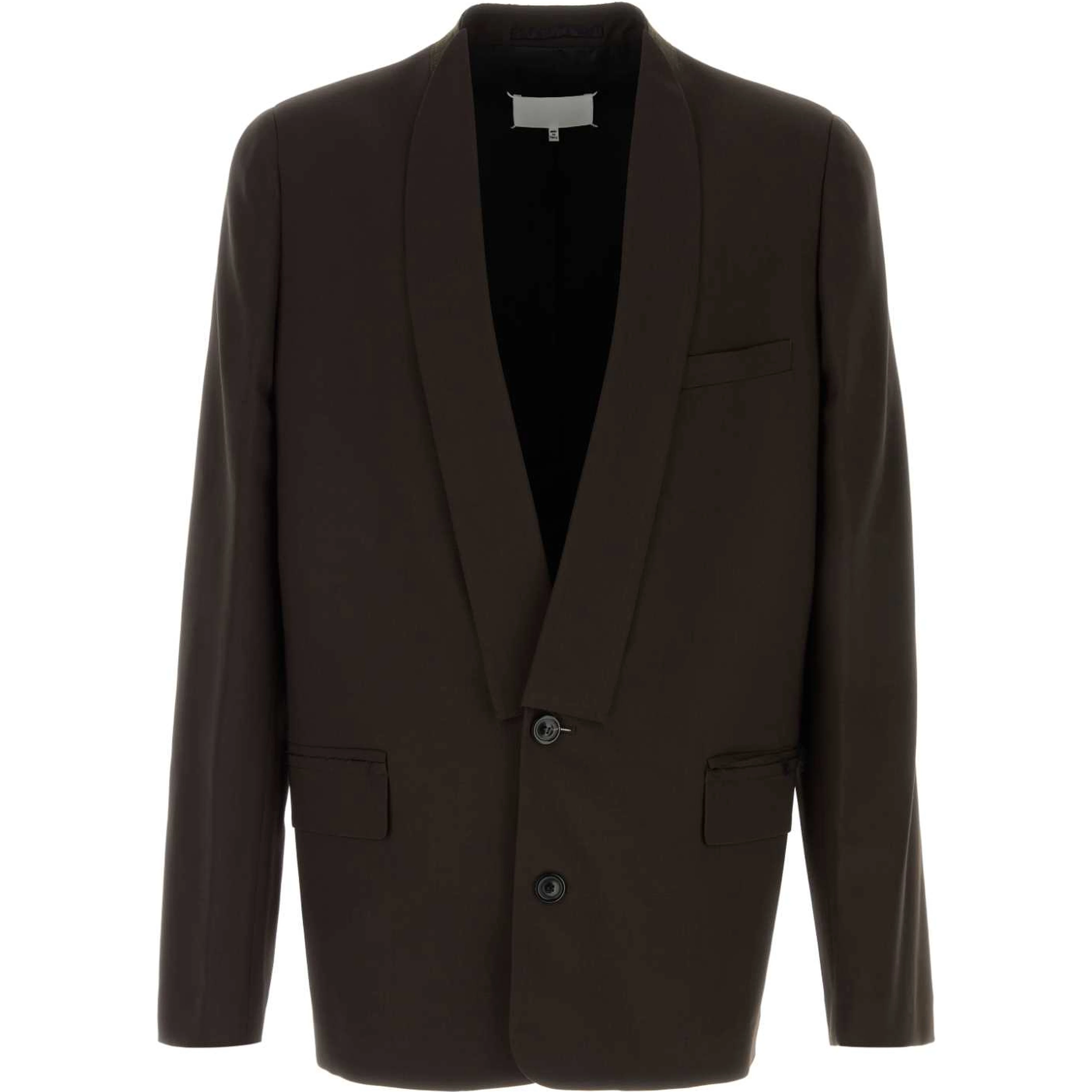 MNIMAL COLLAR BLAZER