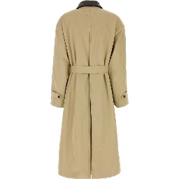 TRENCH COLLETTO INTRECCIO NERO