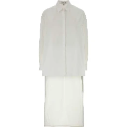 ASYM SHIRT COTTON POPLIN