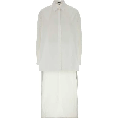 ASYM SHIRT COTTON POPLIN