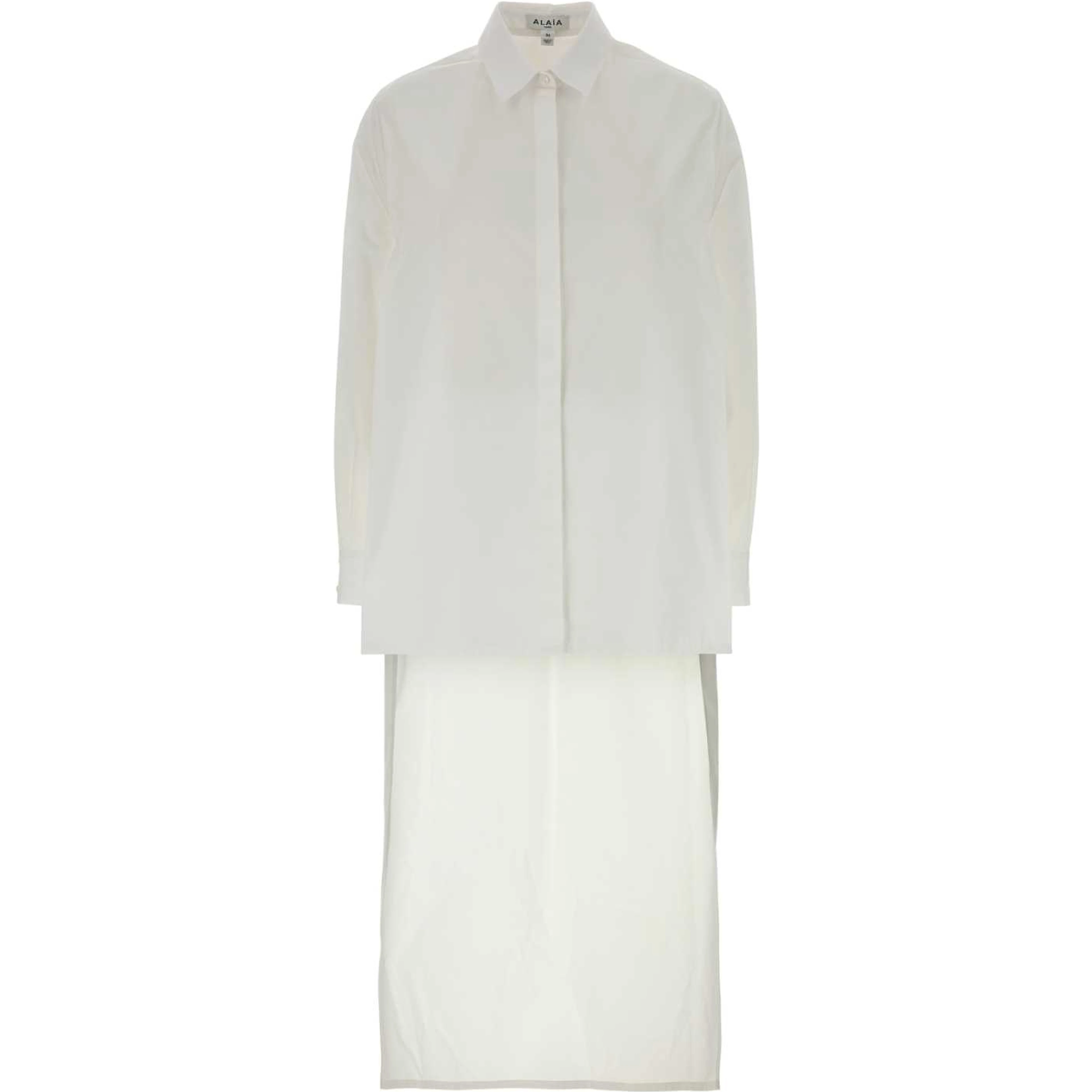 ASYM SHIRT COTTON POPLIN