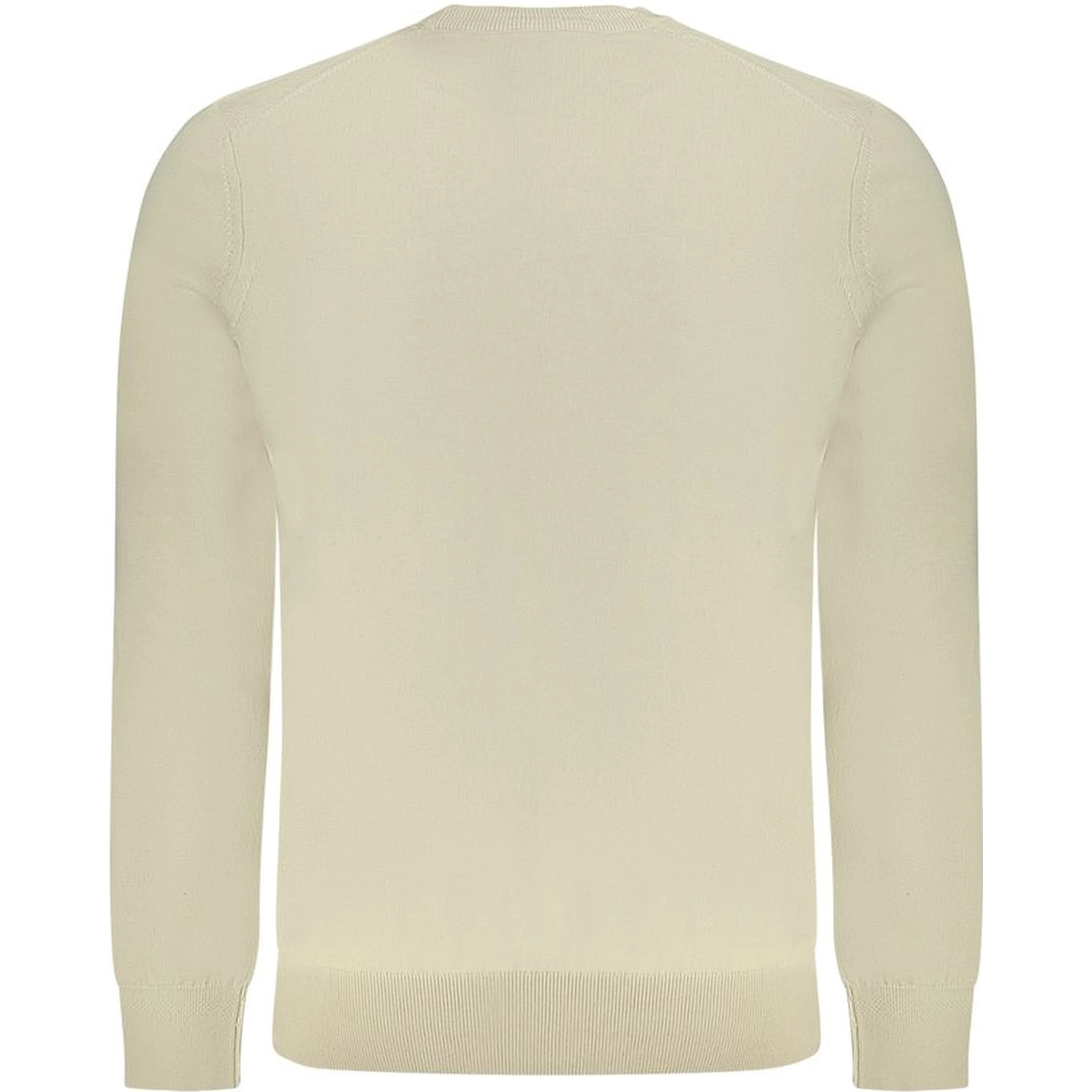 Beige Cotton Men's Sweater