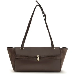 Brown Calf Leather Bos Taurus Shoulder Bag
