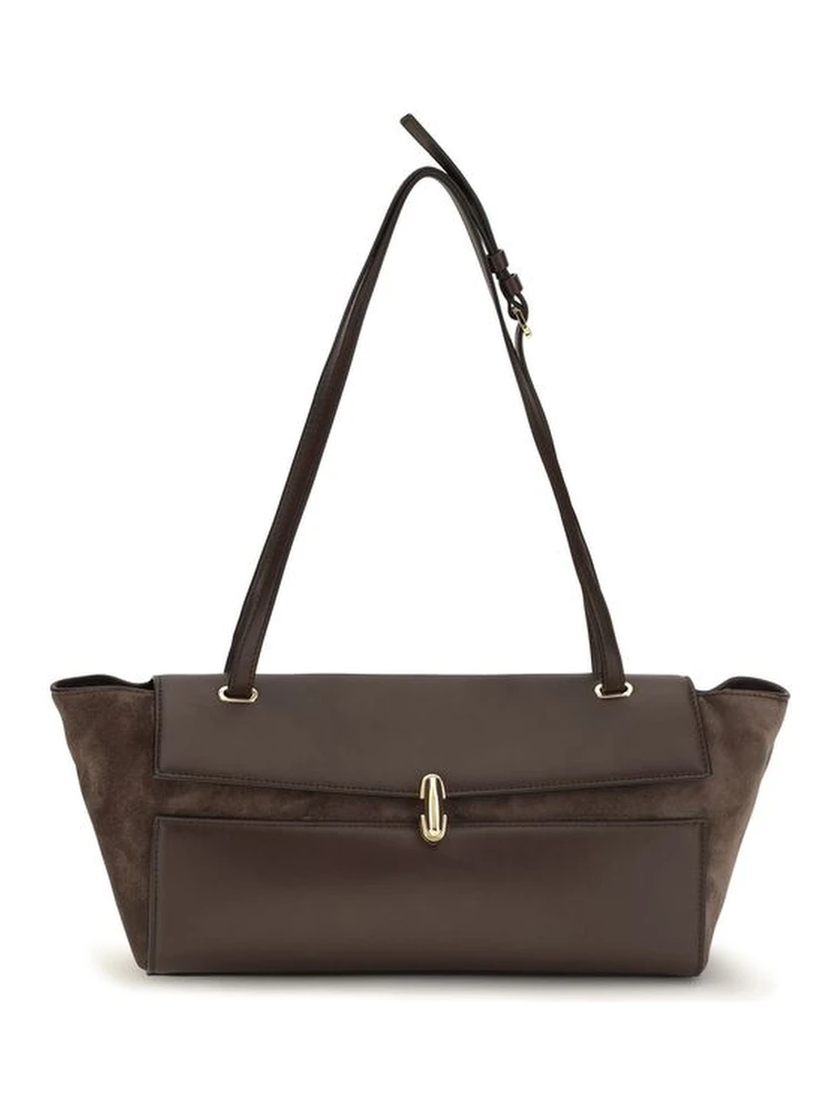 Brown Calf Leather Bos Taurus Shoulder Bag