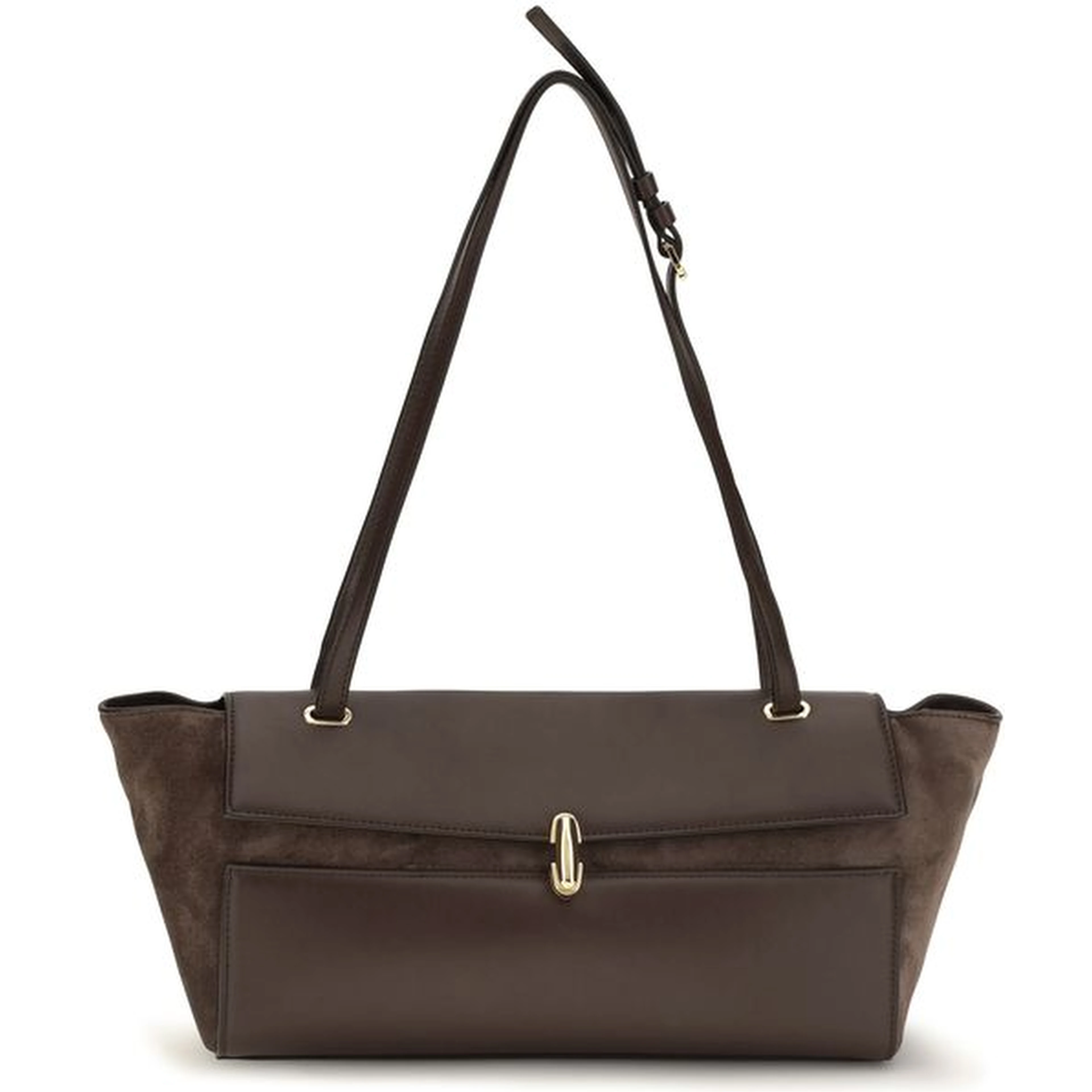 Brown Calf Leather Bos Taurus Shoulder Bag