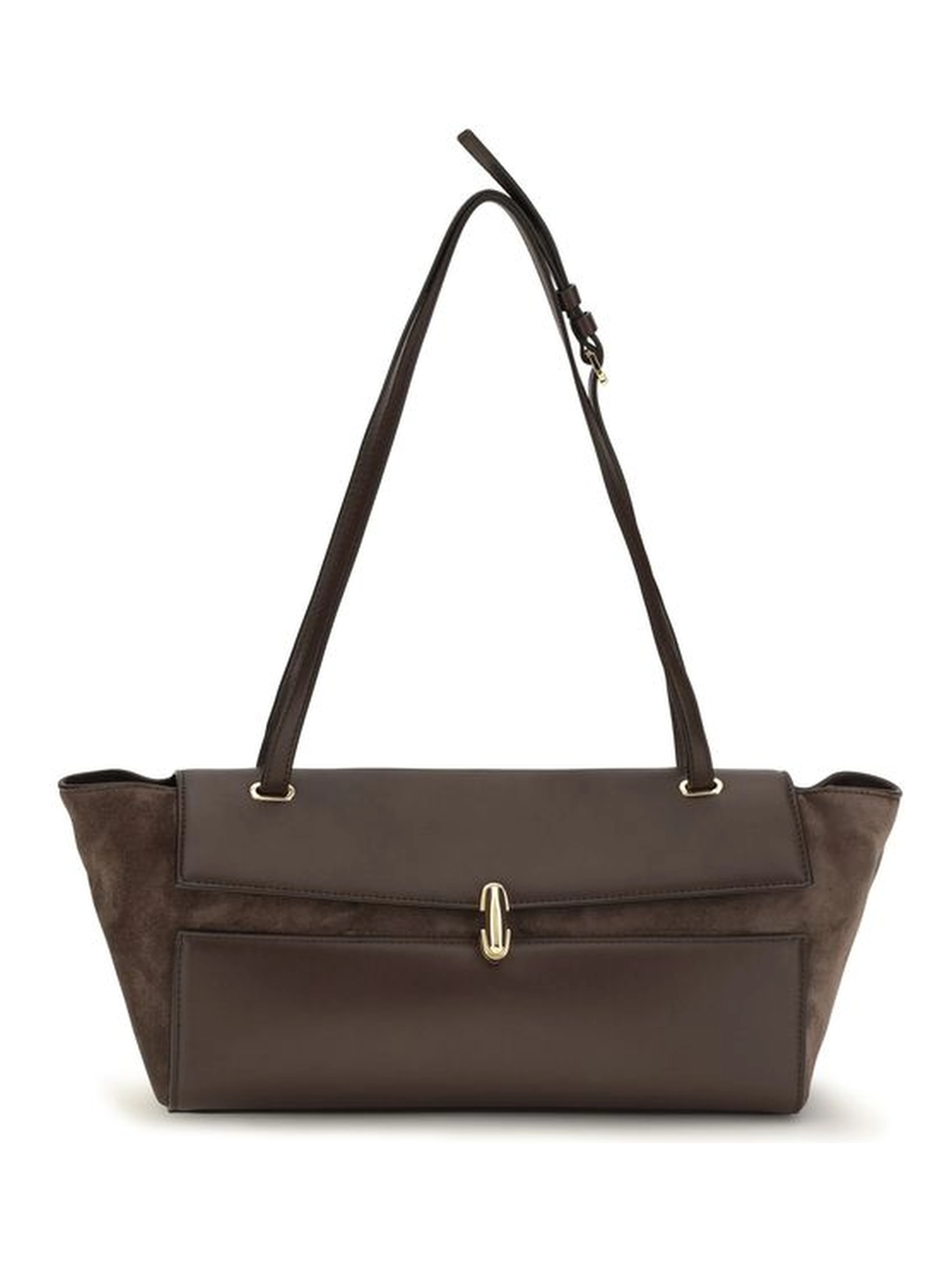 Brown Calf Leather Bos Taurus Shoulder Bag