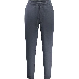 Blue Cotton Men's Trouser