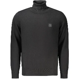 Black Wool Men's Sweater
