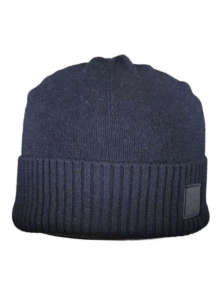 Blue Wool Men's Cap
