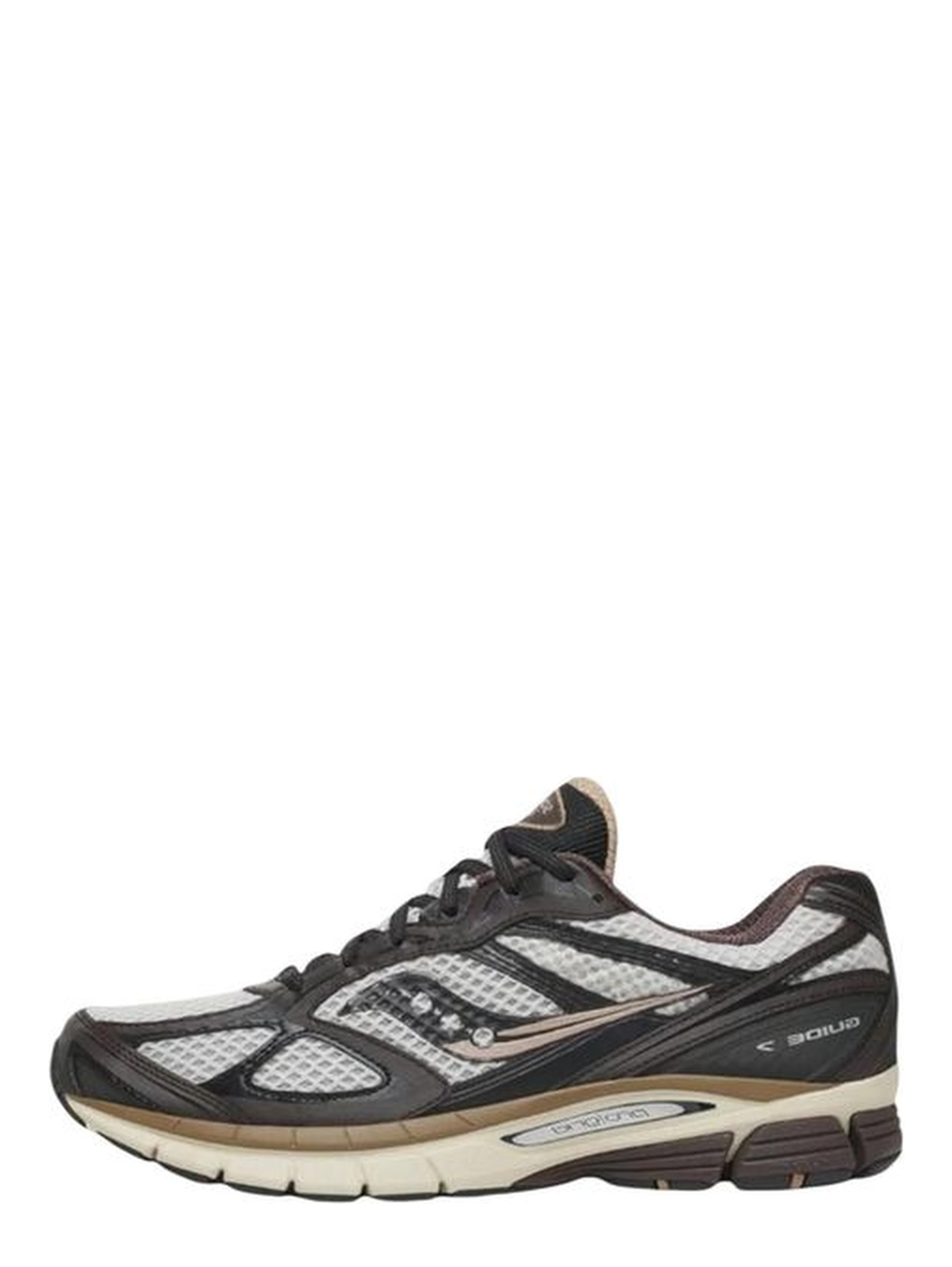 Brown Synthetic Athletic Sneakers