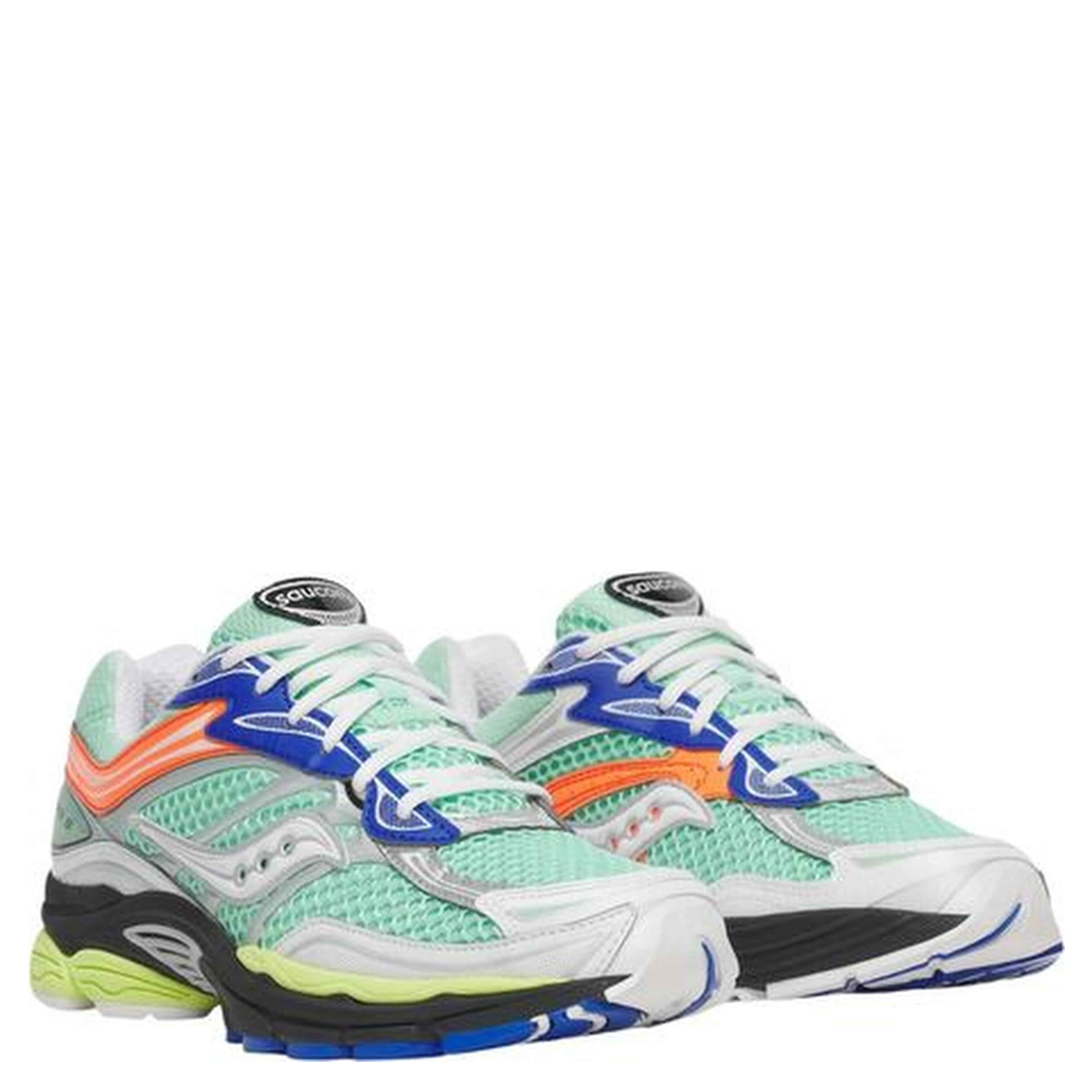 Green Synthetic Athletic Sneakers