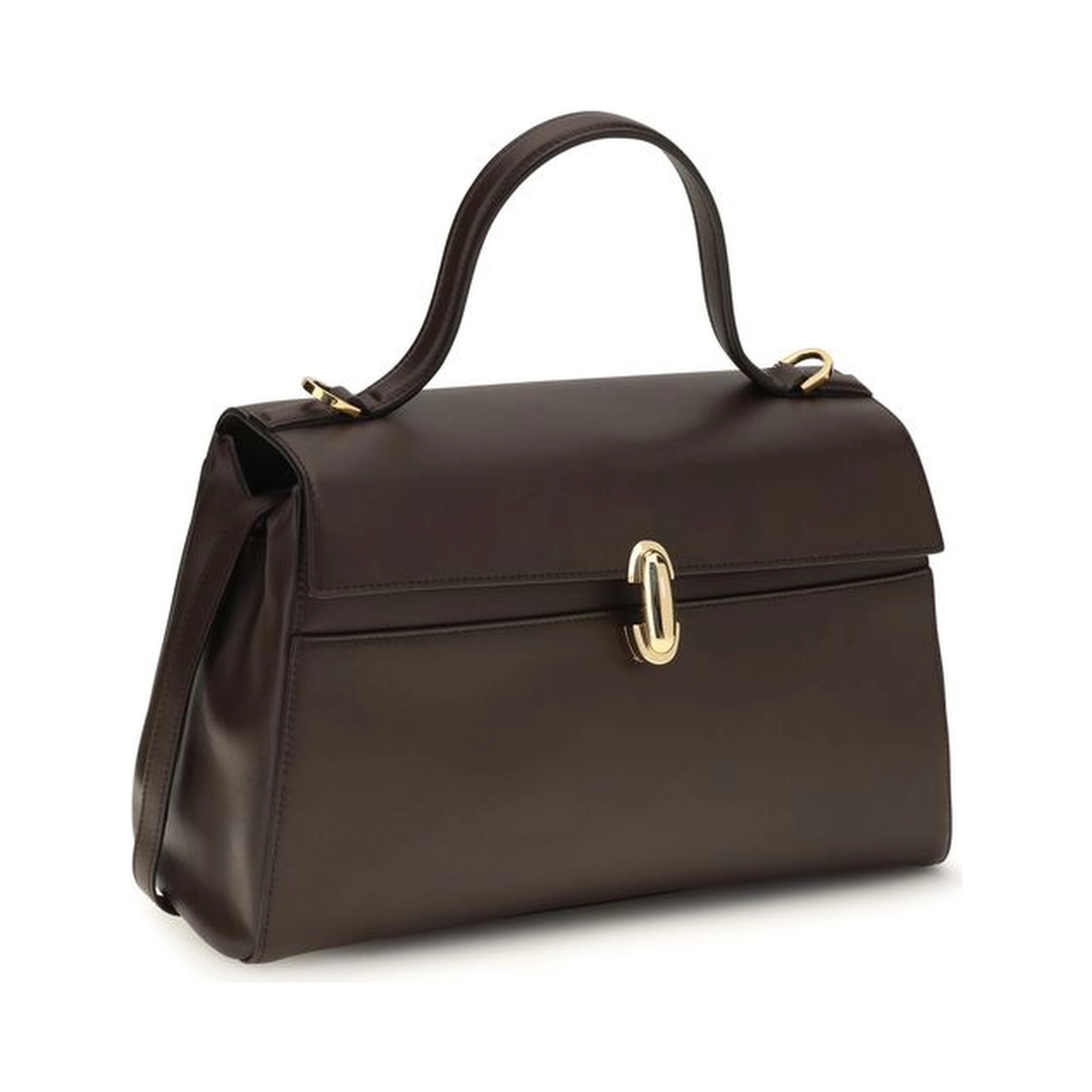 Brown Calf Leather Bos Taurus Shoulder Bag