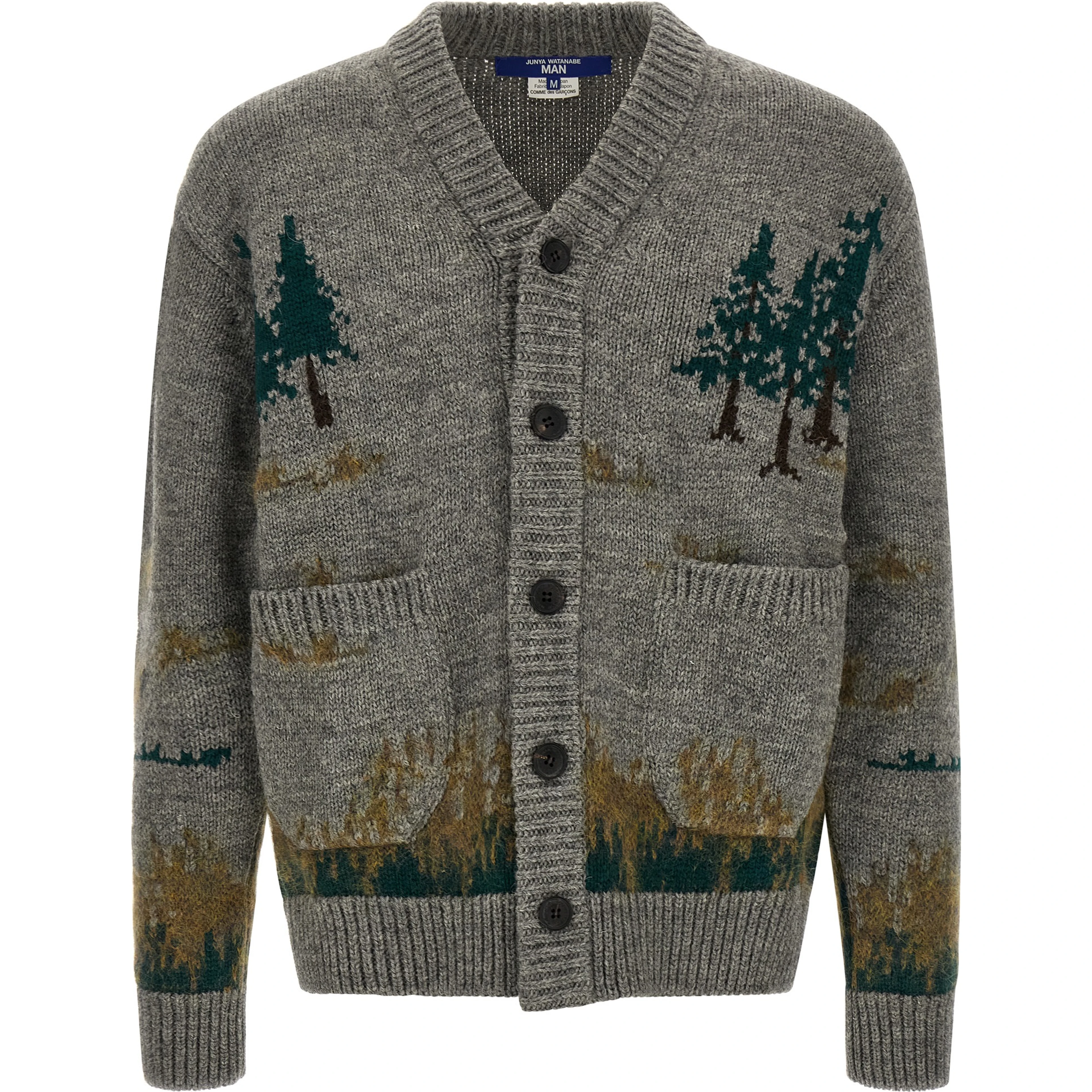 Gray Wool Cardigan