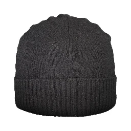 Black Wool Men's Cap