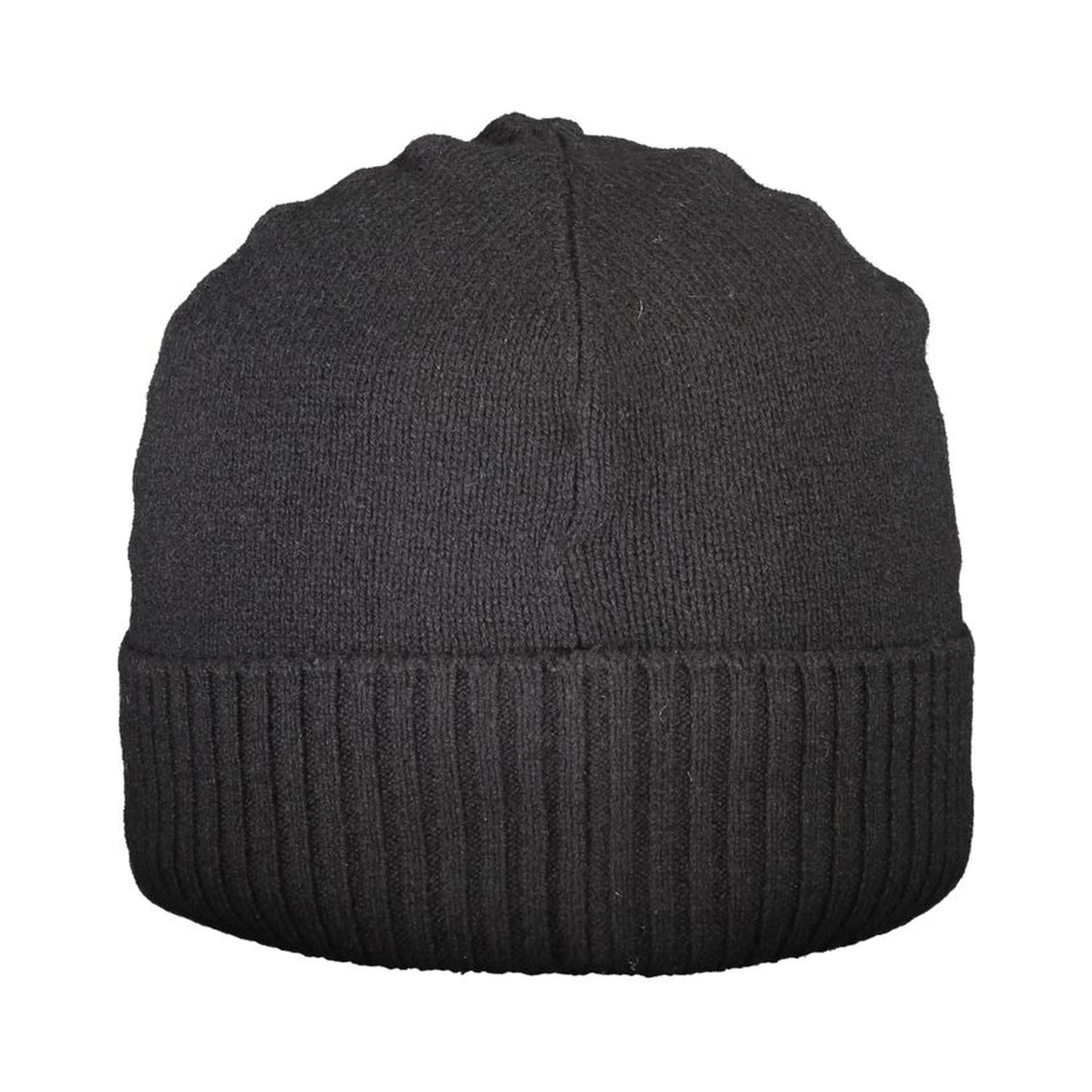 Black Wool Men's Cap