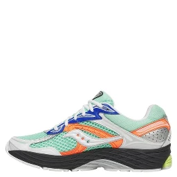 Green Synthetic Athletic Sneakers
