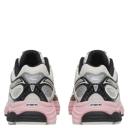 White Synthetic Athletic Sneakers