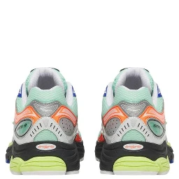 Green Synthetic Athletic Sneakers