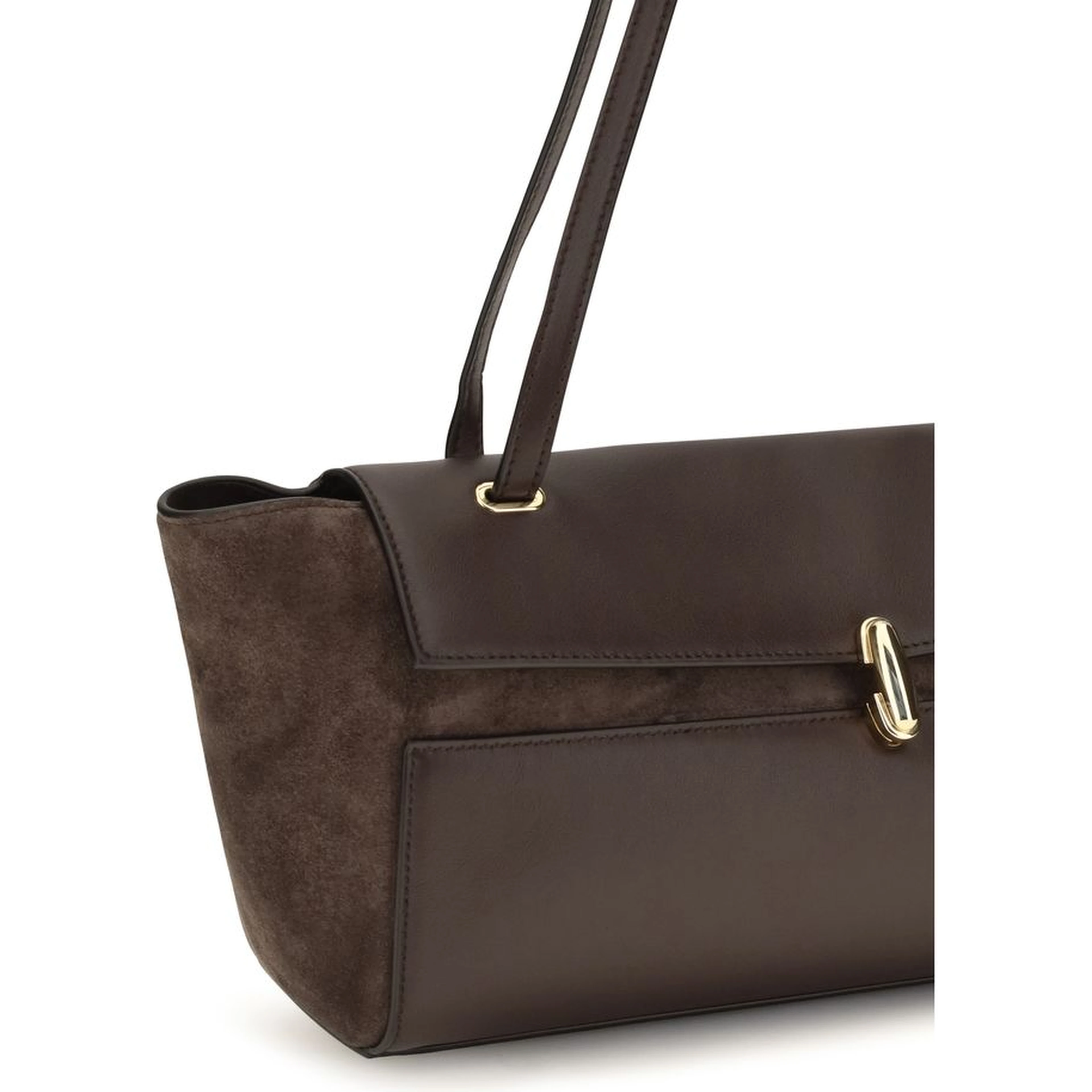 Brown Calf Leather Bos Taurus Shoulder Bag