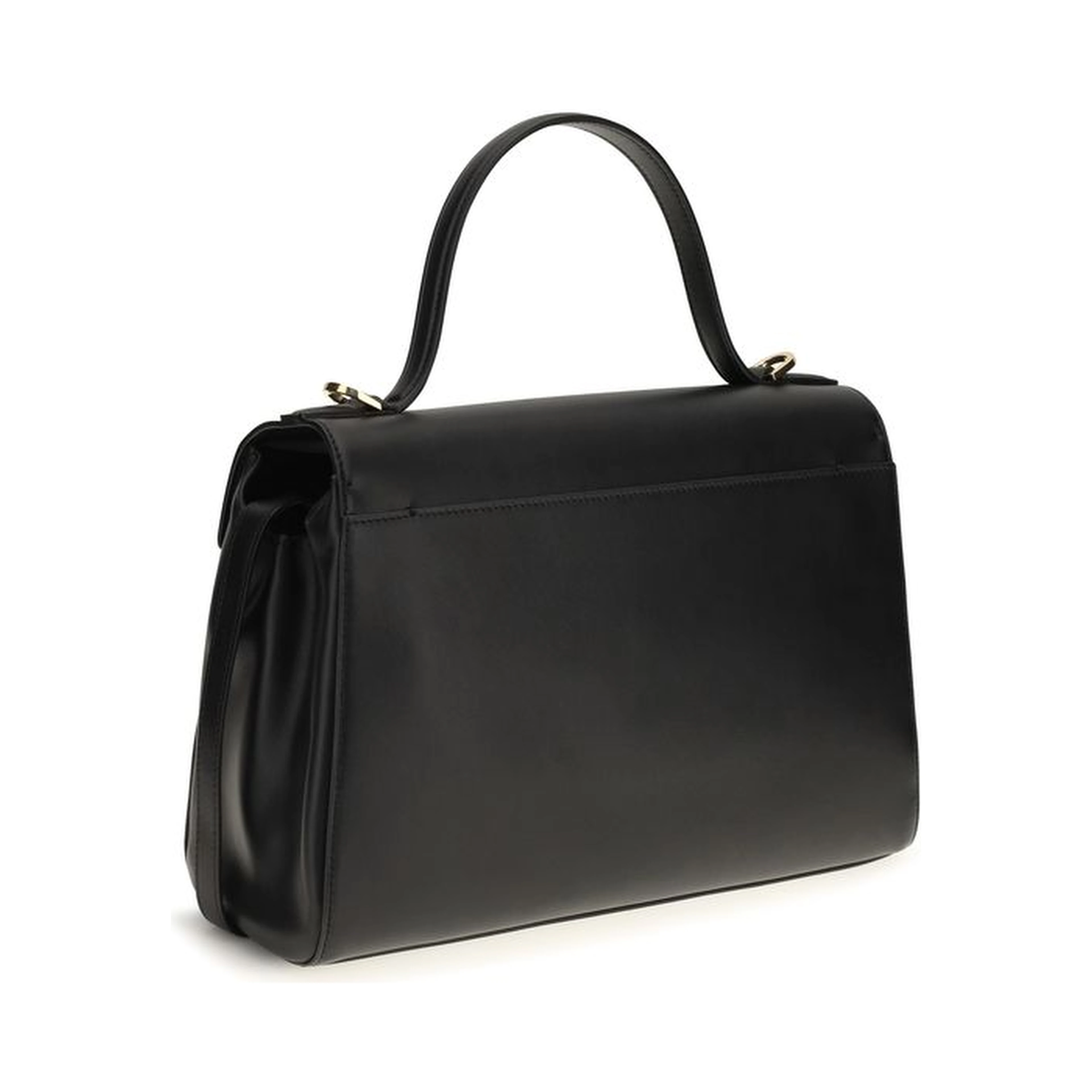 Black Calf Leather Bos Taurus Shoulder Bag