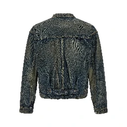 Blue Cotton Denim Jacket