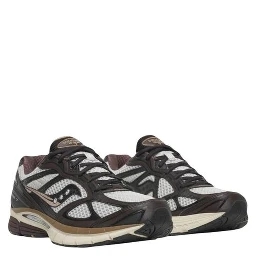 Brown Synthetic Athletic Sneakers
