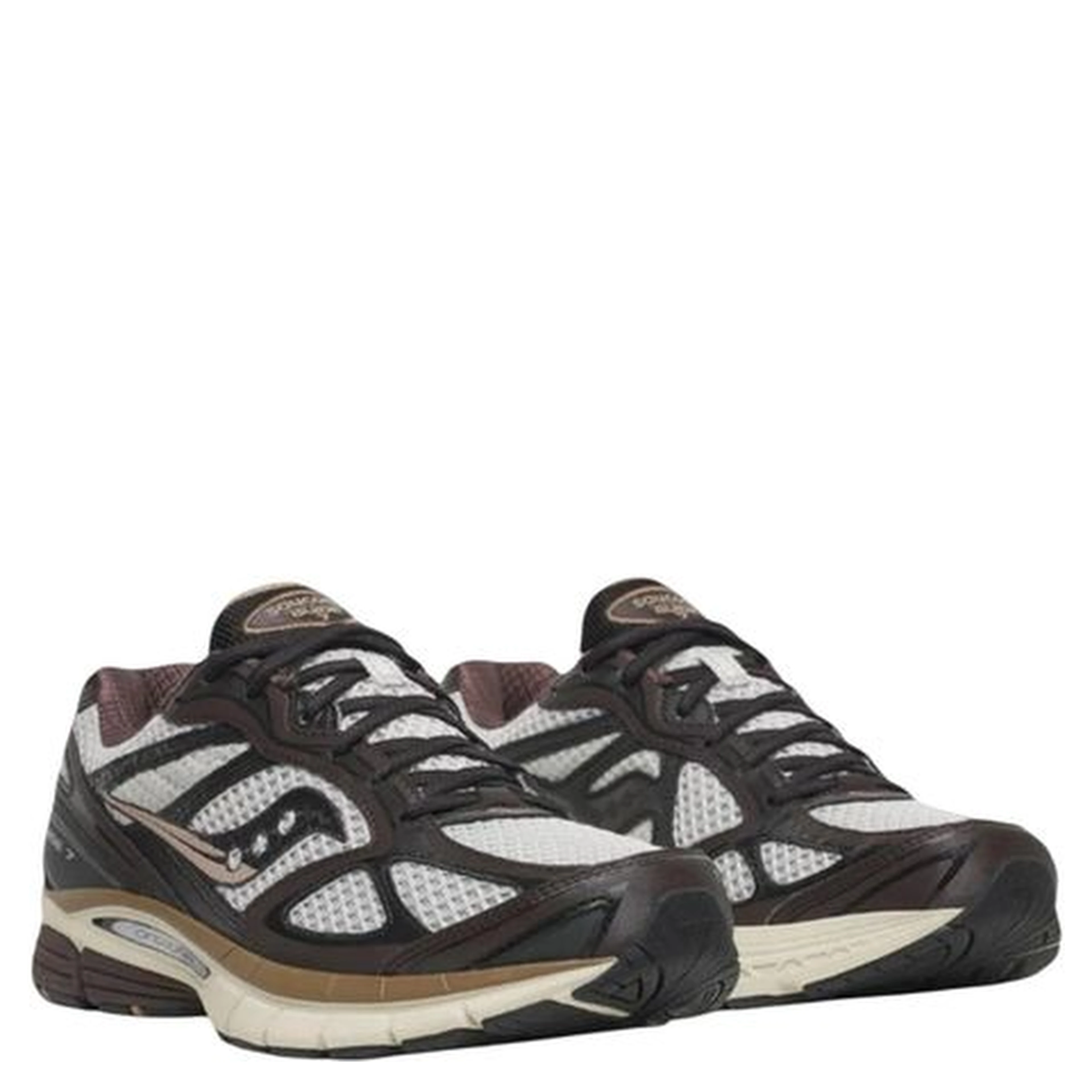 Brown Synthetic Athletic Sneakers