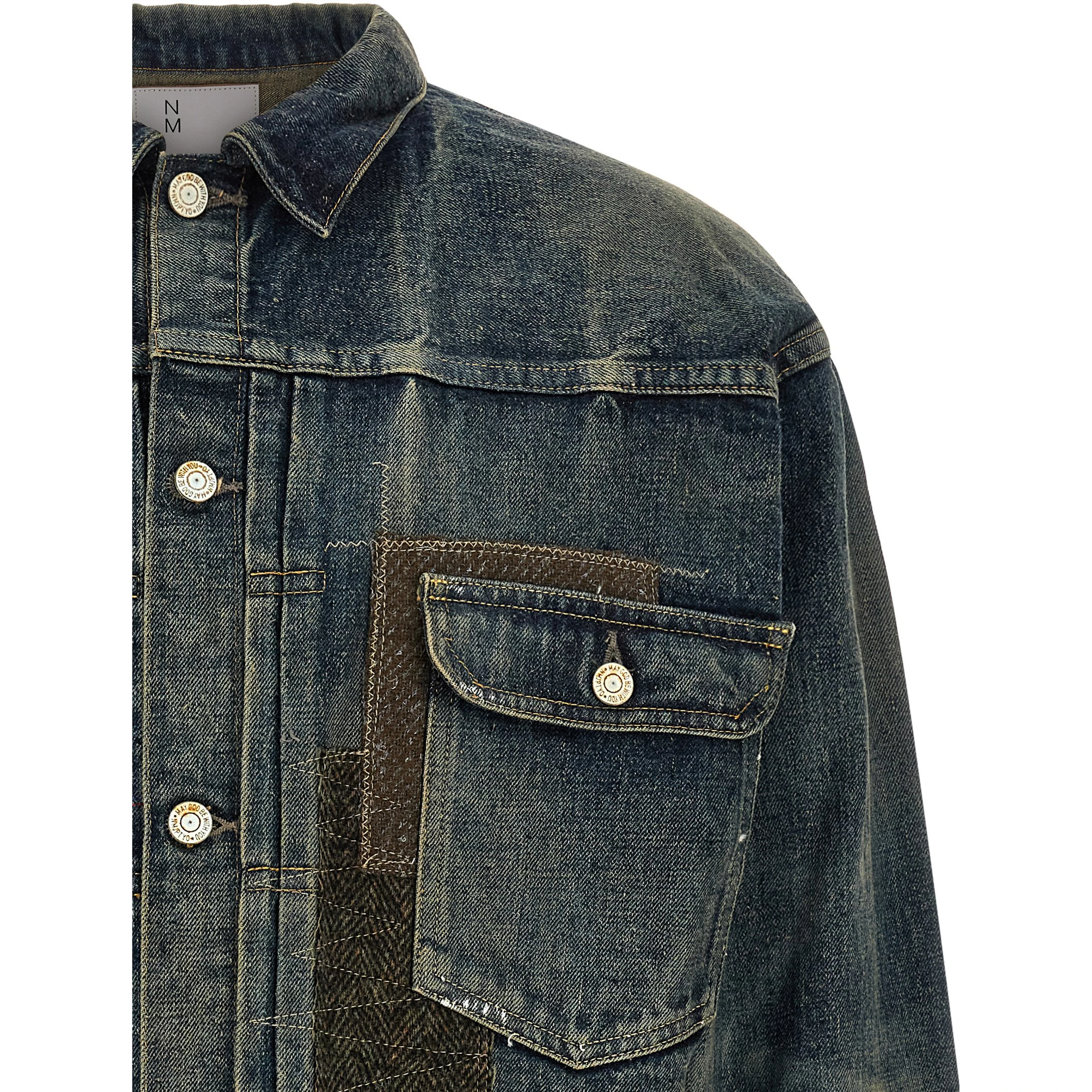 Blue Cotton Denim Jacket