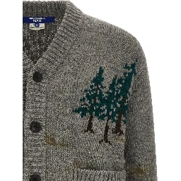 Gray Wool Cardigan