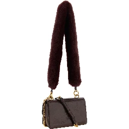 Bordeaux Calfskin Shoulder Bag