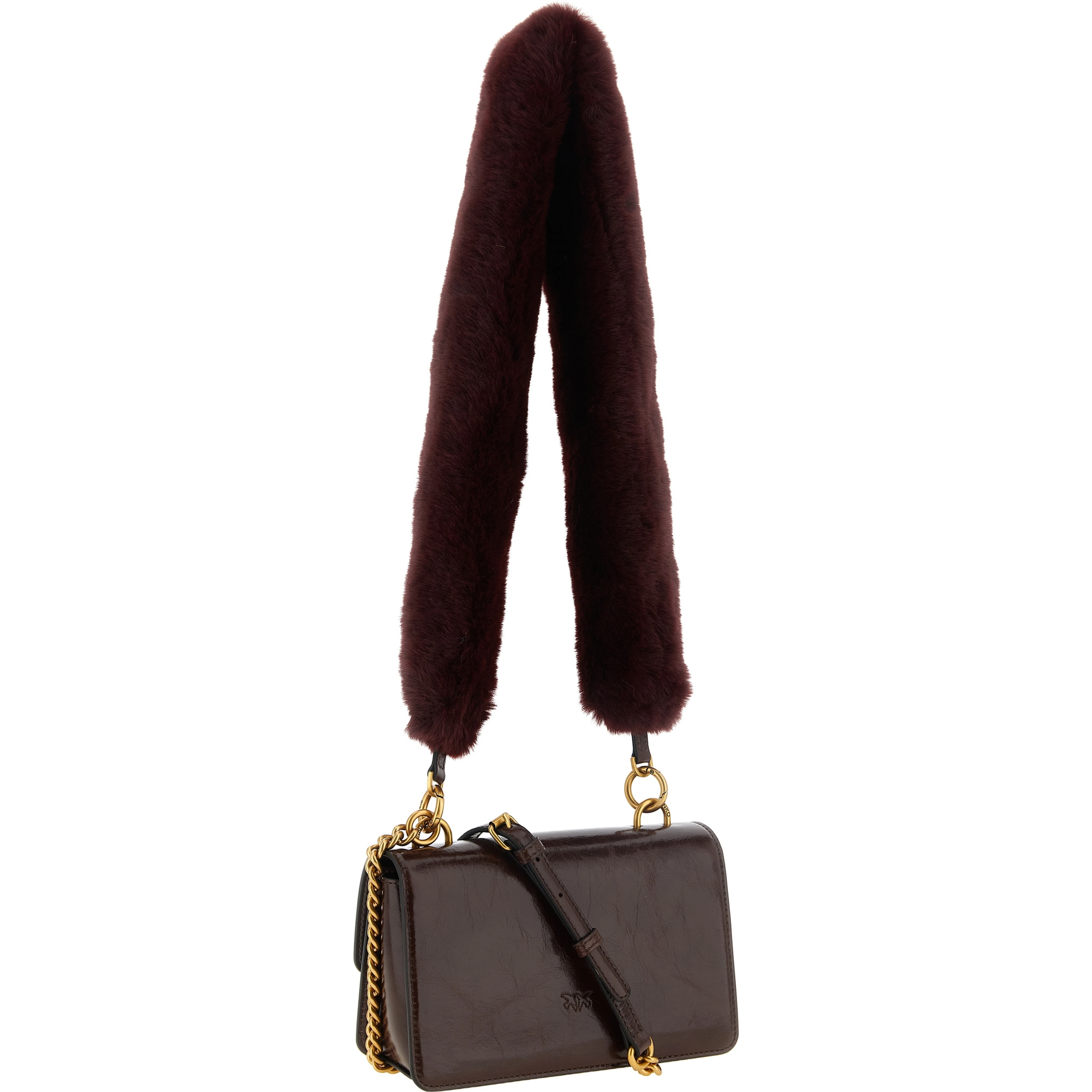 Bordeaux Calfskin Shoulder Bag