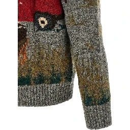 Gray Wool Cardigan