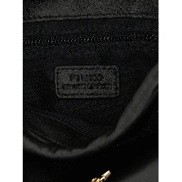 Black Lambskin Shoulder Bag