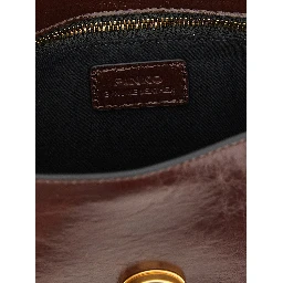 Bordeaux Calfskin Shoulder Bag