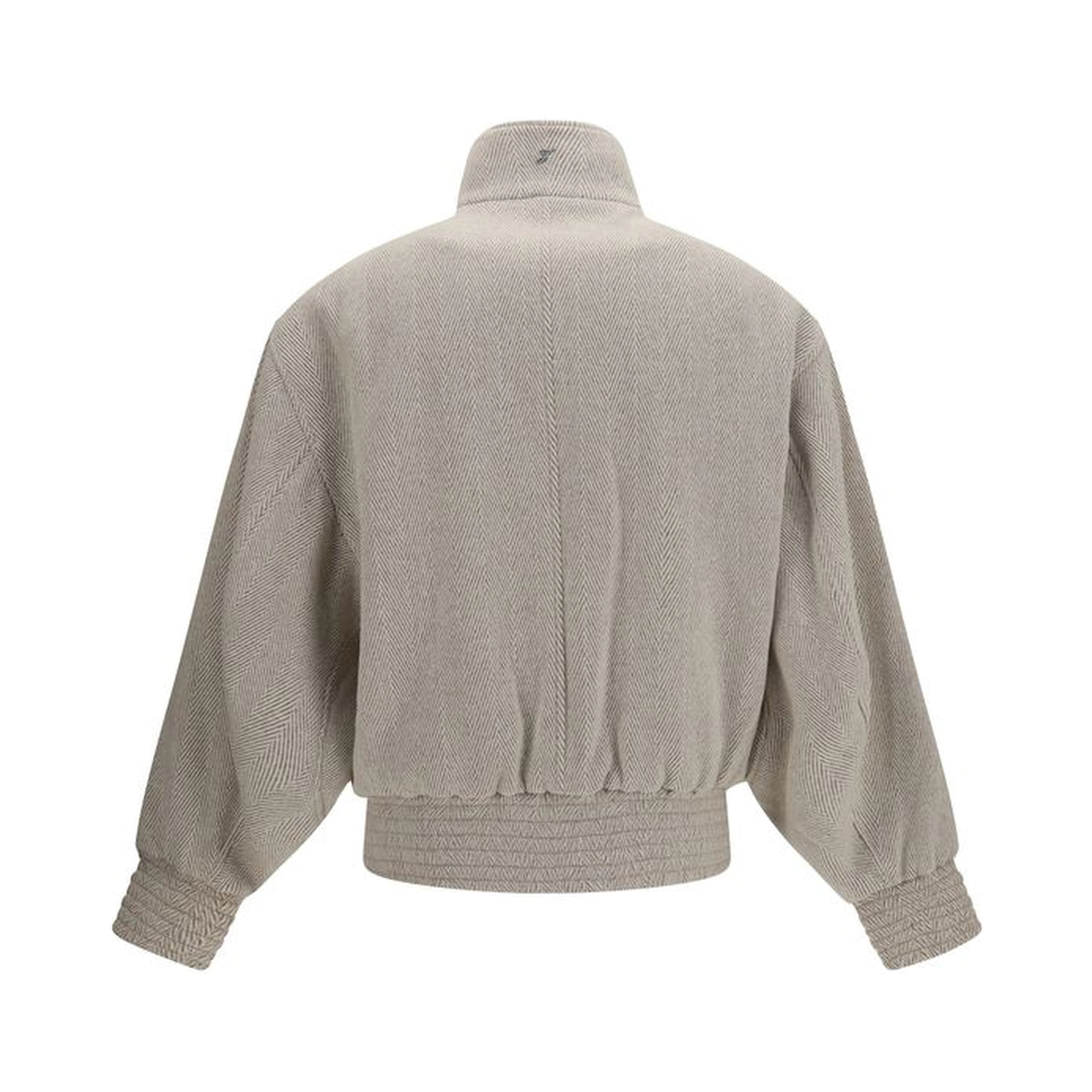Beige Wool Oves Aries Bomber