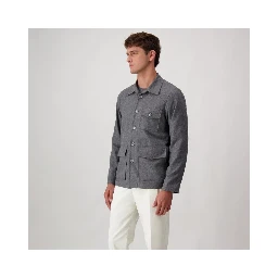 Gray Cashmere Full-Length Jacket