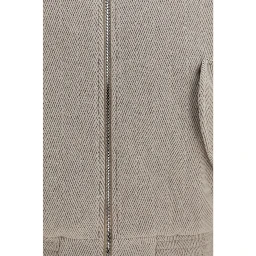 Beige Wool Oves Aries Bomber
