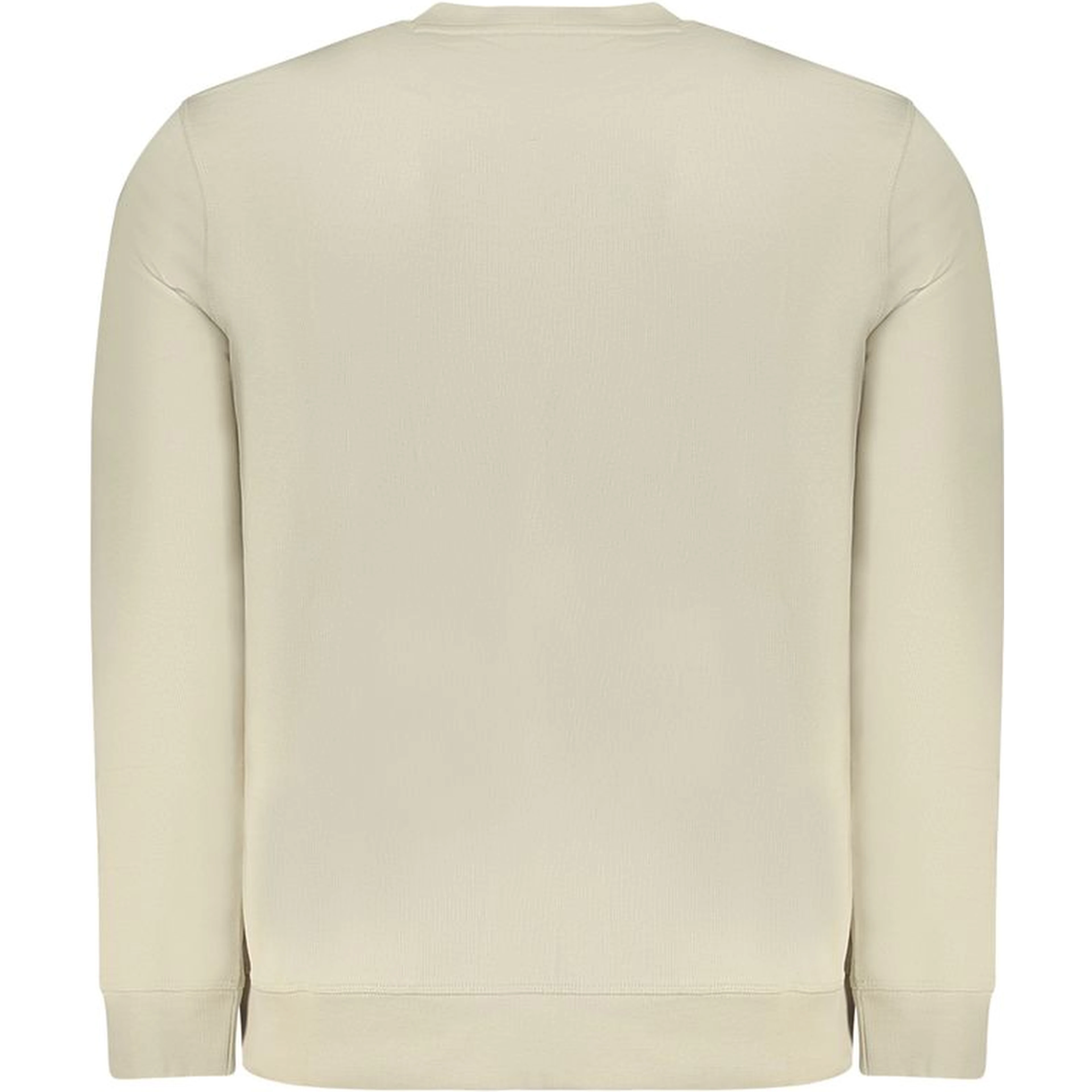 Beige Cotton Men Sweater