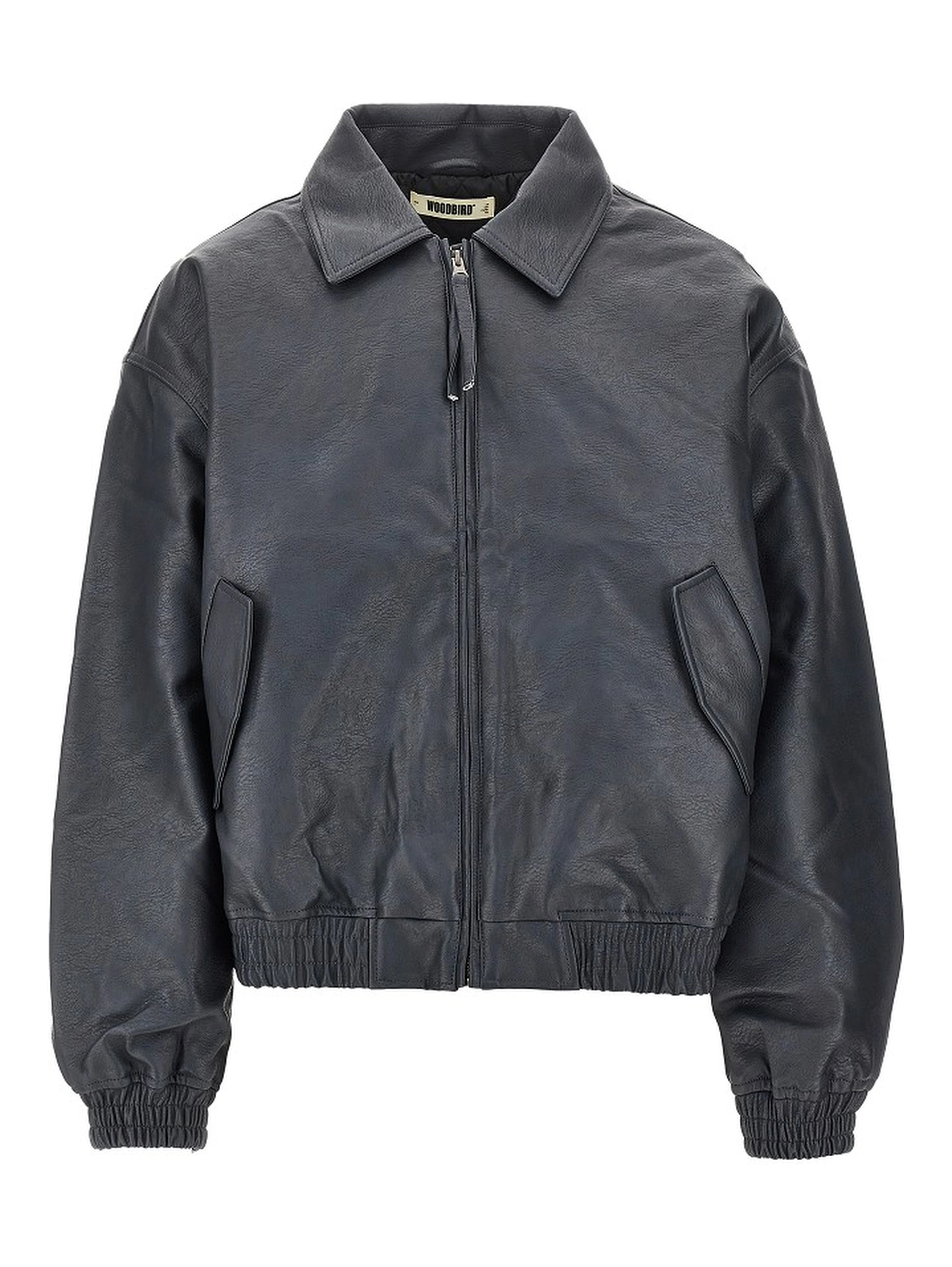 'WBBao' faux leather biker jacket