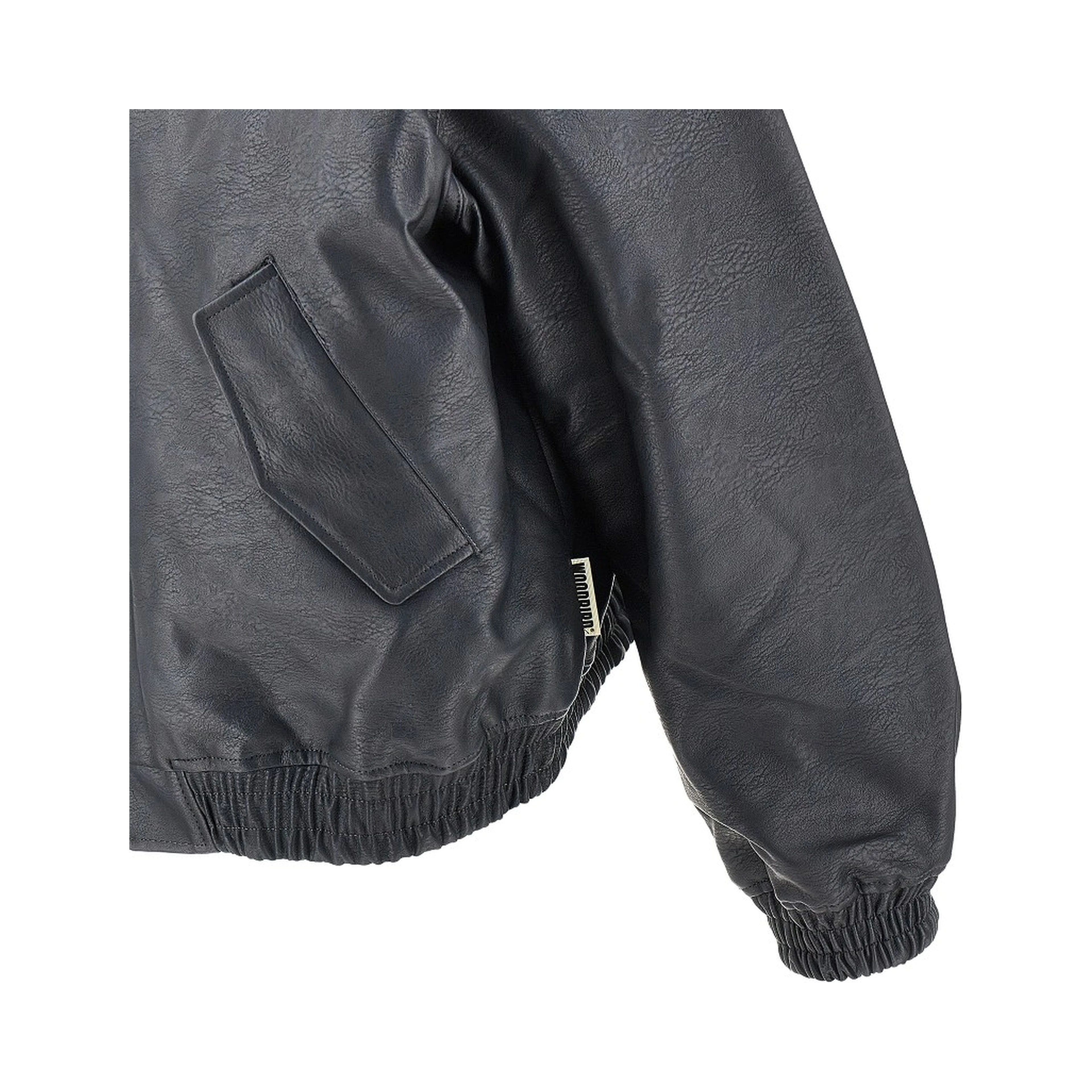 'WBBao' faux leather biker jacket