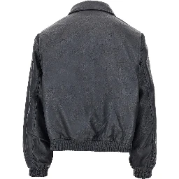 'WBBao' faux leather biker jacket