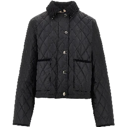 Quilted nylon country jacket