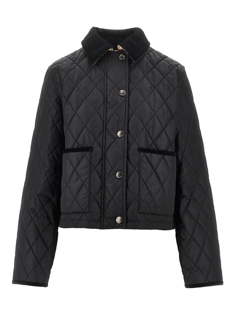 Quilted nylon country jacket