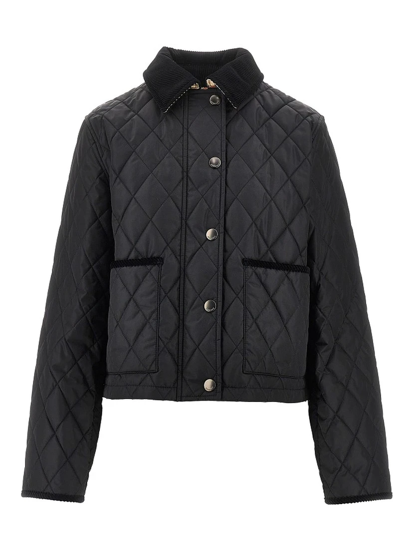 Quilted nylon country jacket
