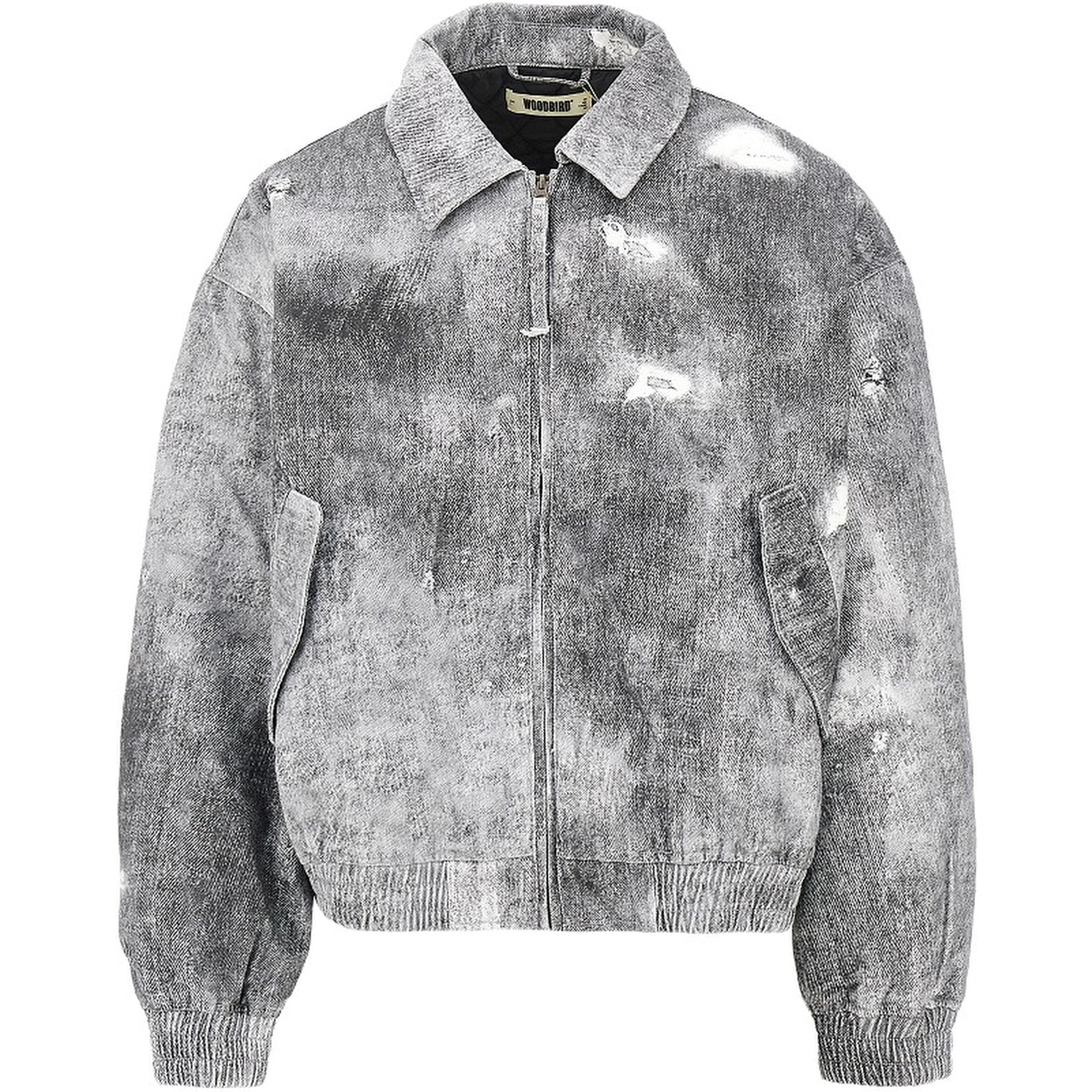 'WBBao' printed cotton bomber jacket