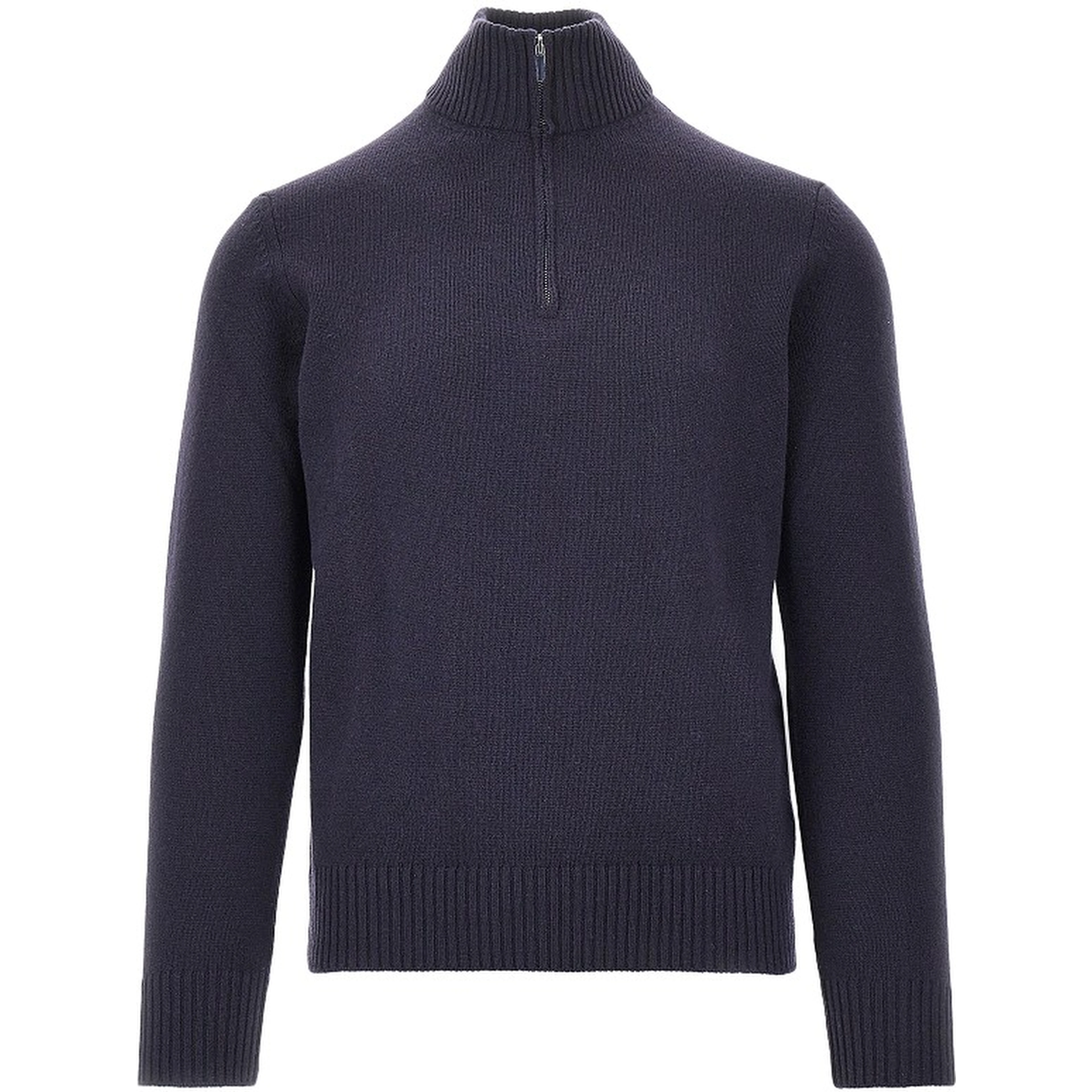 Wool quarter-zip sweater